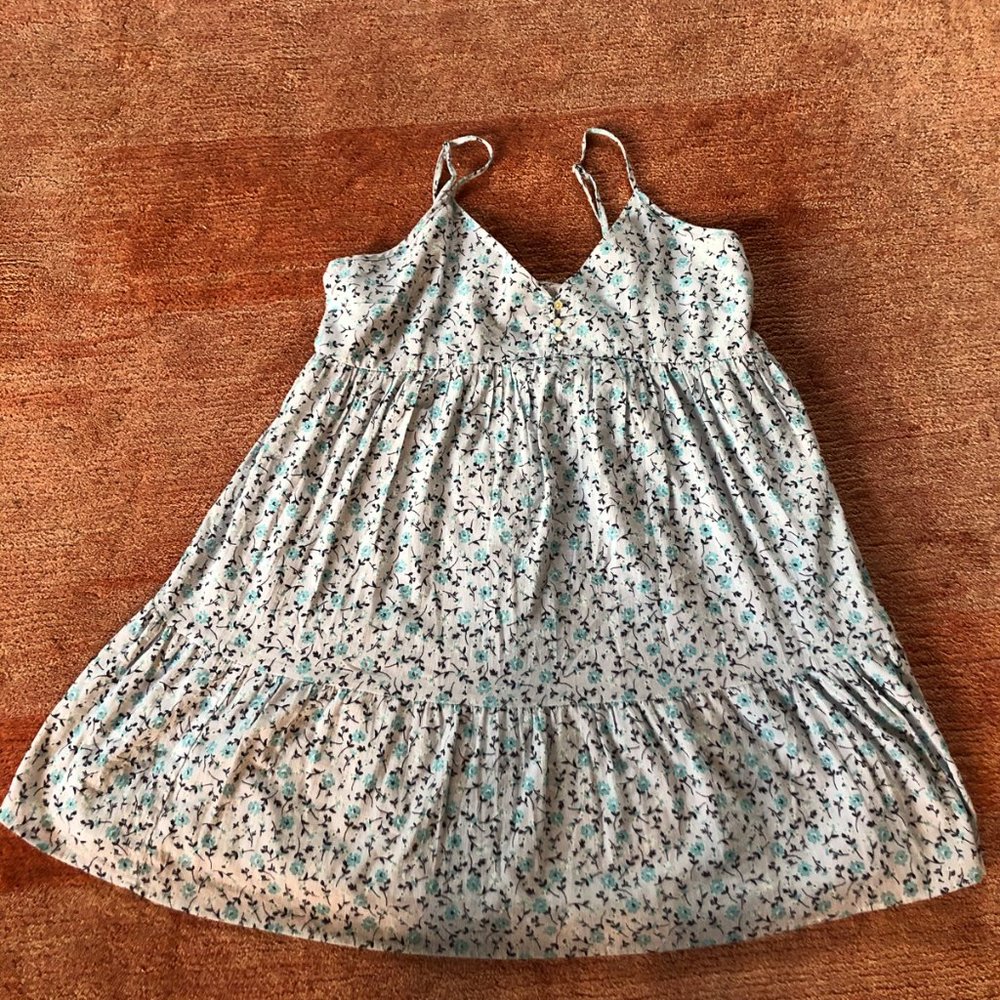 Floral casual mini dress